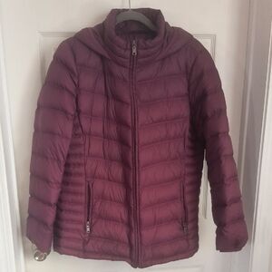 G.H. Bass & Co. Plum Wanderweight Packable Down Jacket